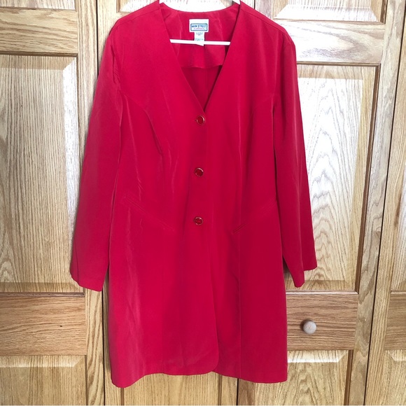 Main Street Classics Red Jacket Sz B4 - Picture 1 of 8